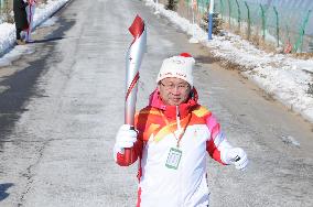 (BEIJING2022) CHINA-HEBEI-ZHANGJIAKOU-OLYMPIC TORCH RELAY (CN)