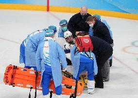(BEIJING2022)CHINA-BEIJING-OLYMPIC WINTER GAMES-ICE HOCKEY-WOMEN'S PRELIMINARY-USA VS FIN (CN)