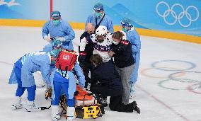 (BEIJING2022)CHINA-BEIJING-OLYMPIC WINTER GAMES-ICE HOCKEY-WOMEN'S PRELIMINARY-USA VS FIN (CN)