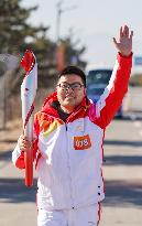 (BEIJING2022) CHINA-HEBEI-ZHANGJIAKOU-OLYMPIC TORCH RELAY (CN)