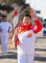 (BEIJING2022) CHINA-HEBEI-ZHANGJIAKOU-OLYMPIC TORCH RELAY (CN)