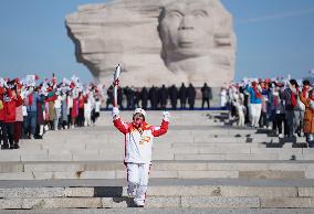 (BEIJING2022) CHINA-HEBEI-ZHANGJIAKOU-OLYMPIC TORCH RELAY (CN)