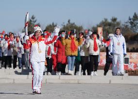 (BEIJING2022) CHINA-HEBEI-ZHANGJIAKOU-OLYMPIC TORCH RELAY (CN)