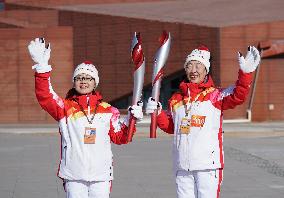 (BEIJING2022) CHINA-HEBEI-ZHANGJIAKOU-OLYMPIC TORCH RELAY (CN)