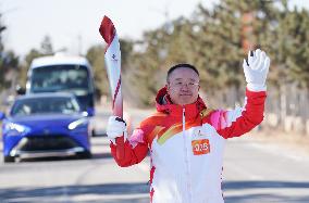 (BEIJING2022) CHINA-HEBEI-ZHANGJIAKOU-OLYMPIC TORCH RELAY (CN)