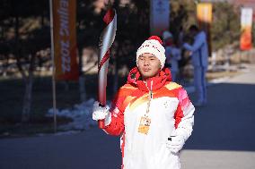 (BEIJING2022) CHINA-HEBEI-ZHANGJIAKOU-OLYMPIC TORCH RELAY (CN)