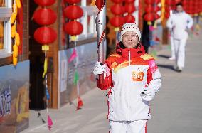 (BEIJING2022) CHINA-HEBEI-ZHANGJIAKOU-OLYMPIC TORCH RELAY (CN)