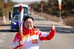 (BEIJING2022) CHINA-HEBEI-ZHANGJIAKOU-OLYMPIC TORCH RELAY (CN)