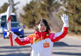 (BEIJING2022) CHINA-HEBEI-ZHANGJIAKOU-OLYMPIC TORCH RELAY (CN)