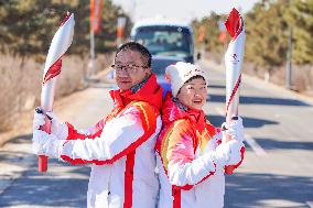 (BEIJING2022) CHINA-HEBEI-ZHANGJIAKOU-OLYMPIC TORCH RELAY (CN)