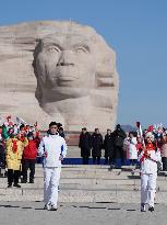 (BEIJING2022) CHINA-HEBEI-ZHANGJIAKOU-OLYMPIC TORCH RELAY (CN)