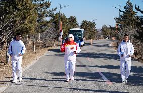 (BEIJING2022) CHINA-HEBEI-ZHANGJIAKOU-OLYMPIC TORCH RELAY (CN)