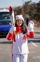 (BEIJING2022) CHINA-HEBEI-ZHANGJIAKOU-OLYMPIC TORCH RELAY (CN)