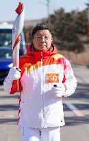 (BEIJING2022) CHINA-HEBEI-ZHANGJIAKOU-OLYMPIC TORCH RELAY (CN)