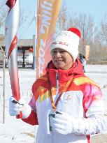 (BEIJING 2022) CHINA-HEBEI-ZHANGJIAKOU-OLYMPIC TORCH RELAY (CN)