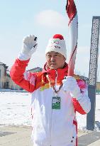 (BEIJING 2022) CHINA-HEBEI-ZHANGJIAKOU-OLYMPIC TORCH RELAY (CN)