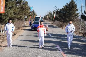 (BEIJING2022) CHINA-HEBEI-ZHANGJIAKOU-OLYMPIC TORCH RELAY (CN)