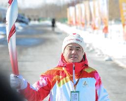 (BEIJING2022) CHINA-HEBEI-ZHANGJIAKOU-OLYMPIC TORCH RELAY (CN)