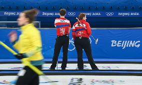 (BEIJING2022)CHINA-BEIJING-OLYMPIC WINTER GAMES-CURLING-MIXED DOUBLES-CZECH VS ITALY (CN)