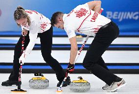 (BEIJING2022)CHINA-BEIJING-OLYMPIC WINTER GAMES-CURLING-MIXED DOUBLES-SWEDEN VS CANADA (CN)