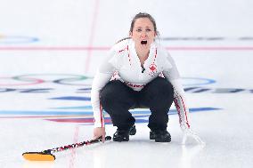 (BEIJING2022)CHINA-BEIJING-OLYMPIC WINTER GAMES-CURLING-MIXED DOUBLES-SWEDEN VS CANADA (CN)