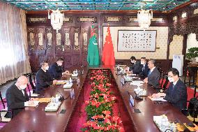 CHINA-BEIJING-WANG YI-TURKMENISTAN-FM-MEETING (CN)