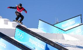(BEIJING2022)CHINA-ZHANGJIAKOU-OLYMPIC WINTER GAMES-SNOWBOARD-SLOPESTYLE-QUALIFICATION (CN)