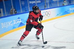 (BEIJING2022)CHINA-BEIJING-OLYMPIC WINTER GAMES-ICE HOCKEY-WOMEN'S PRELIMINARY-CANADA VS FINLAND
