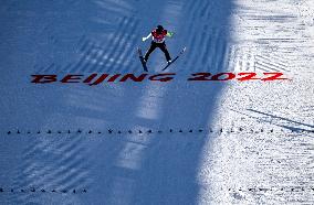 (BEIJING2022)CHINA-ZHANGJIAKOU-SKI JUMPING-MEN'S NORMAL HILL INDIVIDUAL-QUALIFICATION (CN)