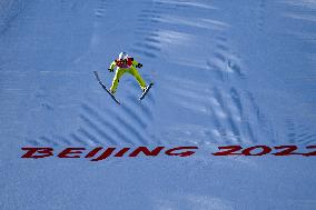 (BEIJING2022)CHINA-ZHANGJIAKOU-SKI JUMPING-MEN'S NORMAL HILL INDIVIDUAL-QUALIFICATION (CN)
