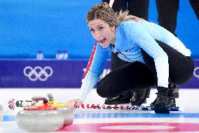 (BEIJING2022)CHINA-BEIJING-WINTER OLYMPIC GAMES-CURLING-MIXED DOUBLES-CHINA VS U.S (CN)