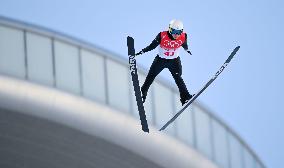 (BEIJING2022)CHINA-ZHANGJIAKOU-SKI JUMPING-MEN'S NORMAL HILL INDIVIDUAL-QUALIFICATION (CN)