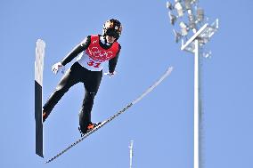 (BEIJING2022)CHINA-ZHANGJIAKOU-SKI JUMPING-MEN'S NORMAL HILL INDIVIDUAL-QUALIFICATION (CN)