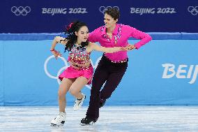 (BEIJING2022)CHINA-BEIJING-WINTER OLYMPIC GAMES-FIGURE SKATING-TEAM EVENT-ICE DANCE-RHYTHM DANCE (CN)