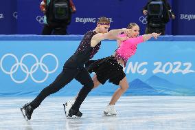 (BEIJING2022)CHINA-BEIJING-WINTER OLYMPIC GAMES-FIGURE SKATING-TEAM EVENT-ICE DANCE-RHYTHM DANCE (CN)