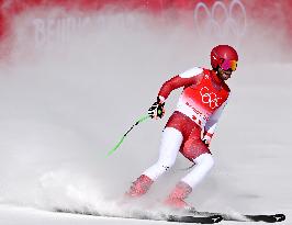 (BEIJING2022)CHINA-BEIJING-OLYMPIC WINTER GAMES-ALPINE SKIING-MEN'S DOWNHILL-TRAINING (CN)