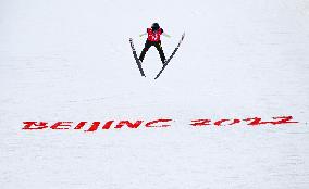 (BEIJING2022) CHINA-ZHANGJIAKOU-OLYMPIC WINTER GAMES-SKI JUMPING-TRAINING