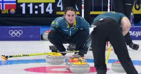 (BEIJING2022)CHINA-BEIJING-OLYMPIC WINTER GAMES-CURLING-MIXED DOUBLES-NORWAY VS AUSTRALIA (CN)