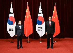 CHINA-BEIJING-LI ZHANSHU-ROK-NATIONAL ASSEMBLY SPEAKER-TALKS (CN)