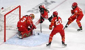 (BEIJING2022)CHINA-BEIJING-OLYMPIC WINTER GAMES-ICE HOCKEY-WOMEN'S PRELIMINARY-CHINA VS JAPAN