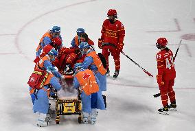 (BEIJING2022)CHINA-BEIJING-OLYMPIC WINTER GAMES-ICE HOCKEY-WOMEN'S PRELIMINARY-CHINA VS JAPAN