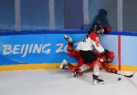 (BEIJING2022)CHINA-BEIJING-OLYMPIC WINTER GAMES-ICE HOCKEY-WOMEN'S PRELIMINARY-CHINA VS JAPAN