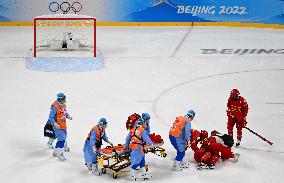 (BEIJING2022)CHINA-BEIJING-OLYMPIC WINTER GAMES-ICE HOCKEY-WOMEN'S PRELIMINARY-CHINA VS JAPAN