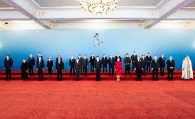 CHINA-BEIJING-XI JINPING-PENG LIYUAN-WINTER OLYMPICS-WELCOMING BANQUET (CN)