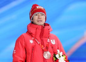 (BEIJING2022)CHINA-ZHANGJIAKOU-OLYMPIC WINTER GAMES-AWARDING CEREMONY (CN)