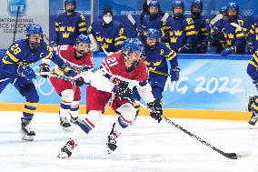 (BEIJING2022) CHINA-BEIJING-OLYMPIC WINTER GAMES-ICE HOCKEY-WOMEN'S PRELIMINARY-CZE-SWE(CN)