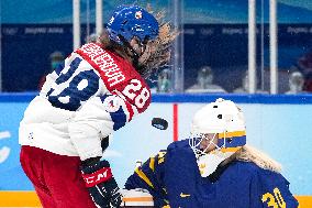 (BEIJING2022) CHINA-BEIJING-OLYMPIC WINTER GAMES-ICE HOCKEY-WOMEN'S PRELIMINARY-CZE-SWE(CN)
