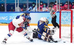 (BEIJING2022) CHINA-BEIJING-OLYMPIC WINTER GAMES-ICE HOCKEY-WOMEN'S PRELIMINARY-CZE-SWE(CN)