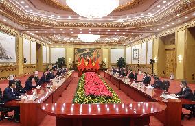 CHINA-BEIJING-XI JINPING-KYRGYZ PRESIDENT-MEETING (CN)