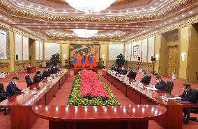 CHINA-BEIJING-XI JINPING-MONGOLIAN PRIME MINISTER-MEETING (CN)